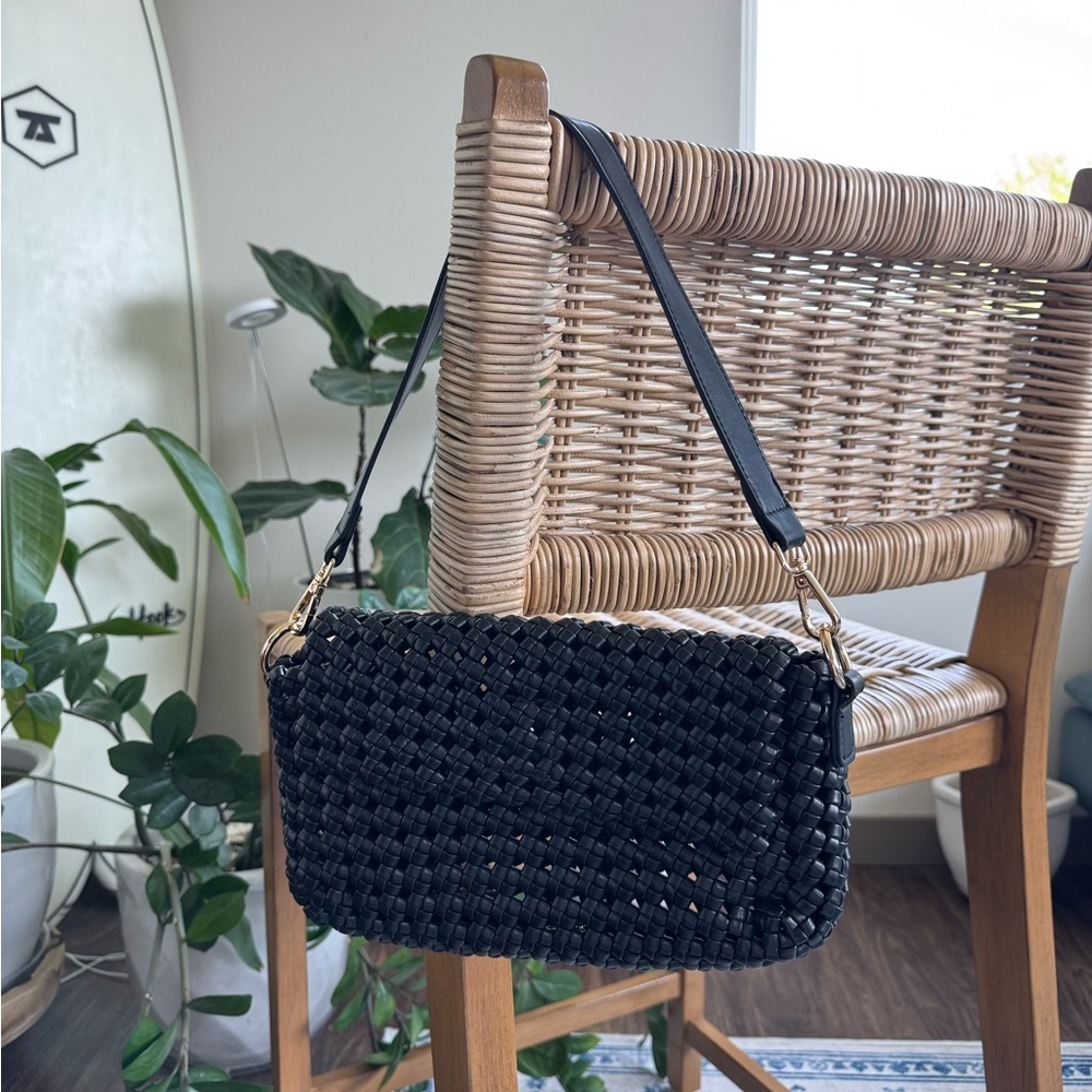 NWOT vegan leather shoulder bag